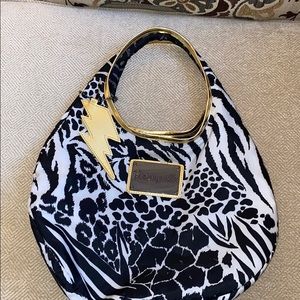 Zebra print Betsey Johnson purse